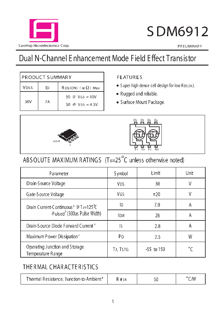 SDM6912_421384.PDF Datasheet