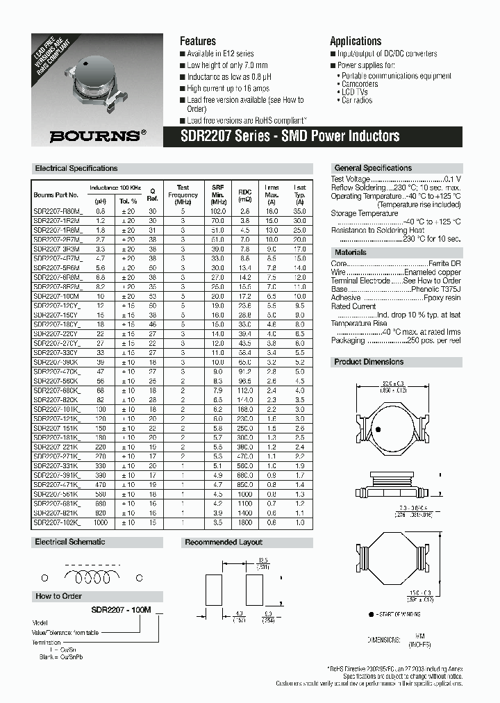SDR2207_407636.PDF Datasheet