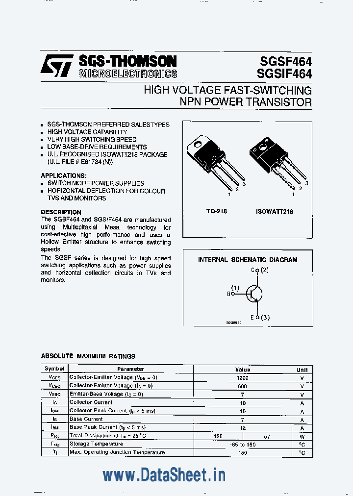 SGSF464_405161.PDF Datasheet