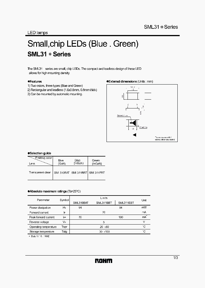 SML310BAT_423178.PDF Datasheet