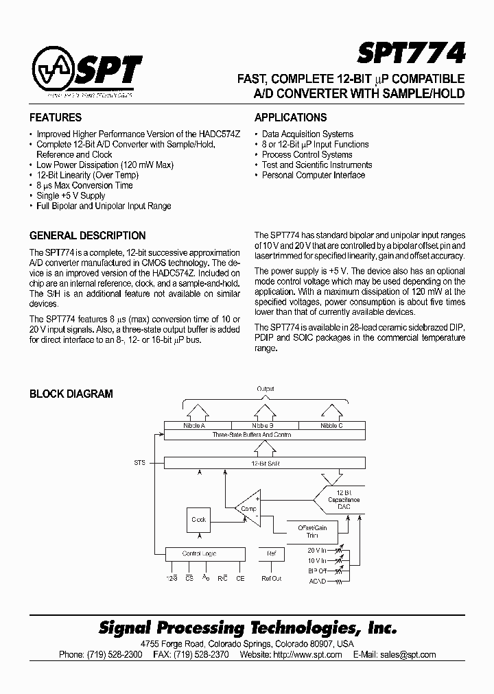 SPT774_431255.PDF Datasheet
