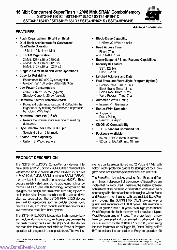 SST34HF1621S_426043.PDF Datasheet