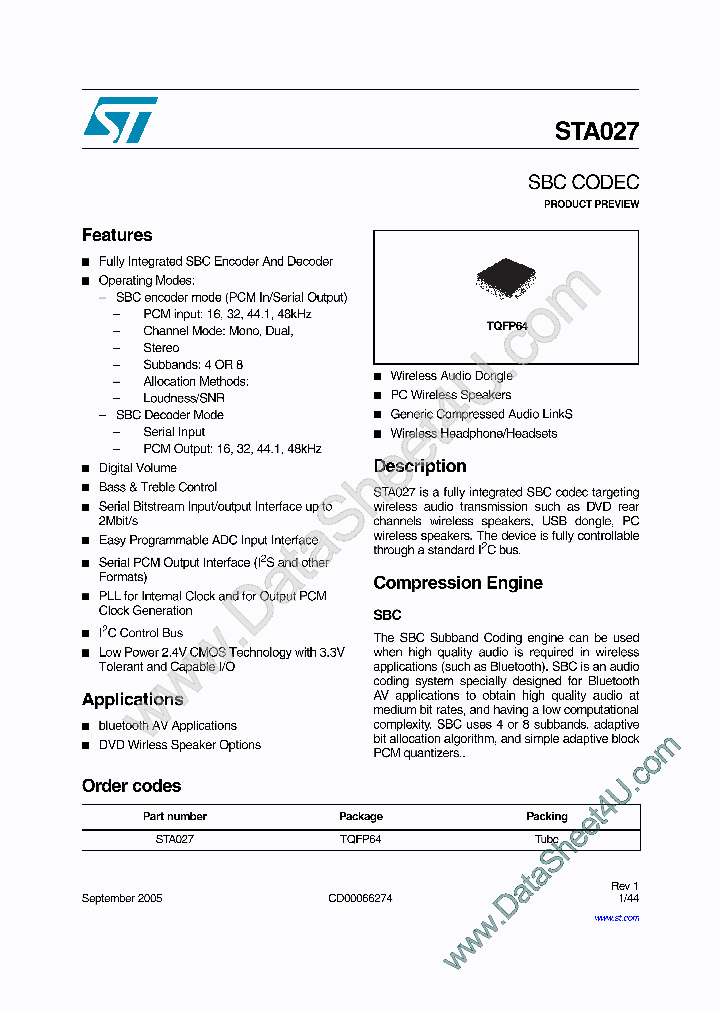 STA027_399461.PDF Datasheet