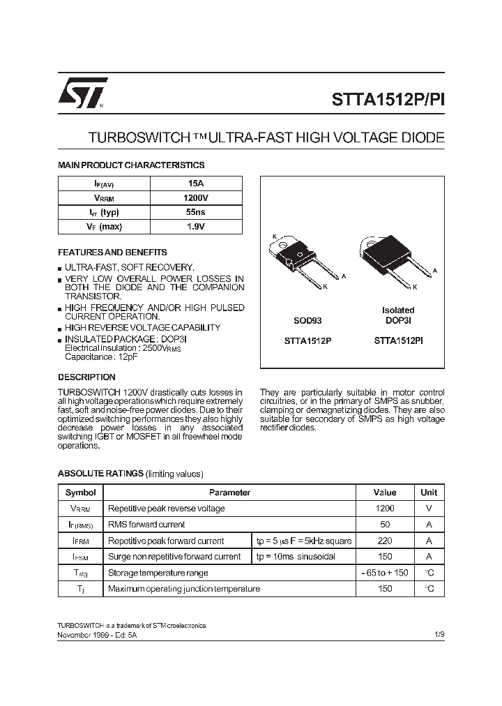 STTA1512P_431715.PDF Datasheet