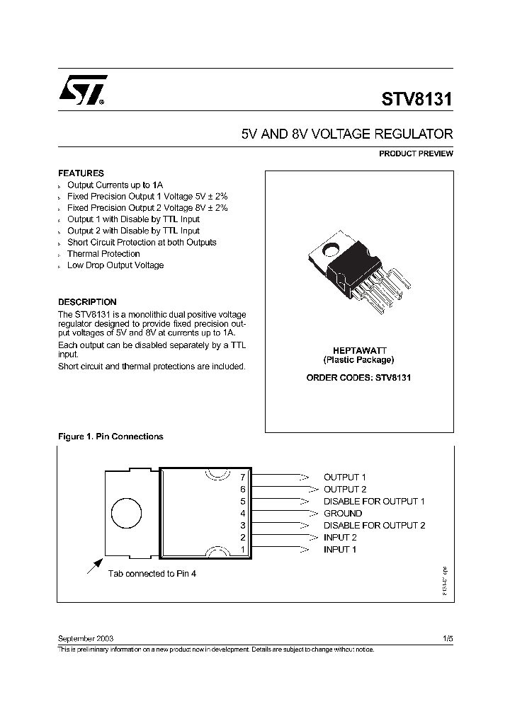 STV8131_407775.PDF Datasheet