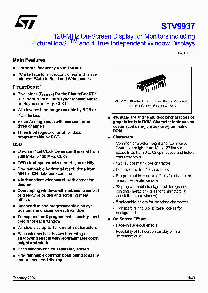 STV9937_407215.PDF Datasheet