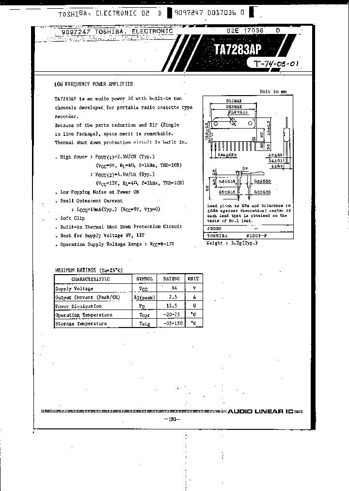 TA7283AP_414163.PDF Datasheet
