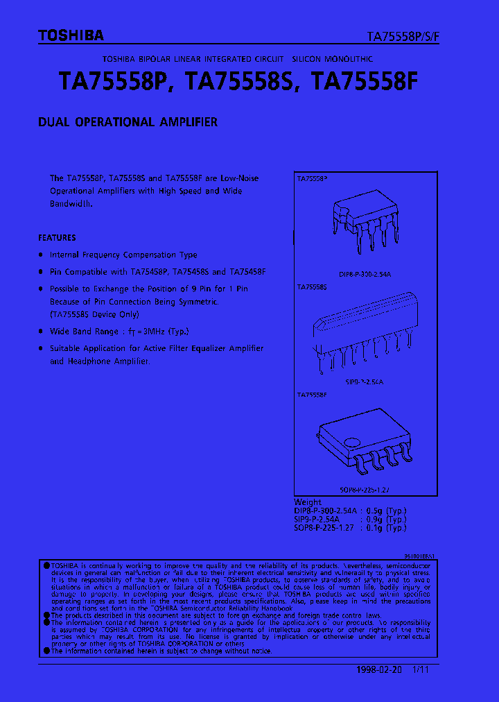 TA75558F_107599.PDF Datasheet