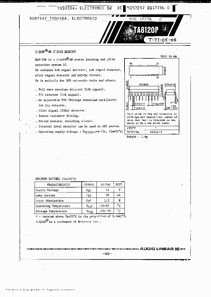 TA8120P_395561.PDF Datasheet