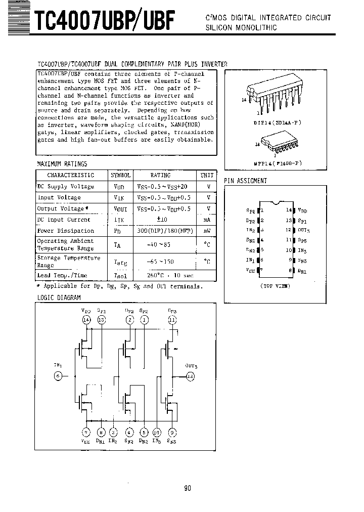 TC4007UBF_395415.PDF Datasheet