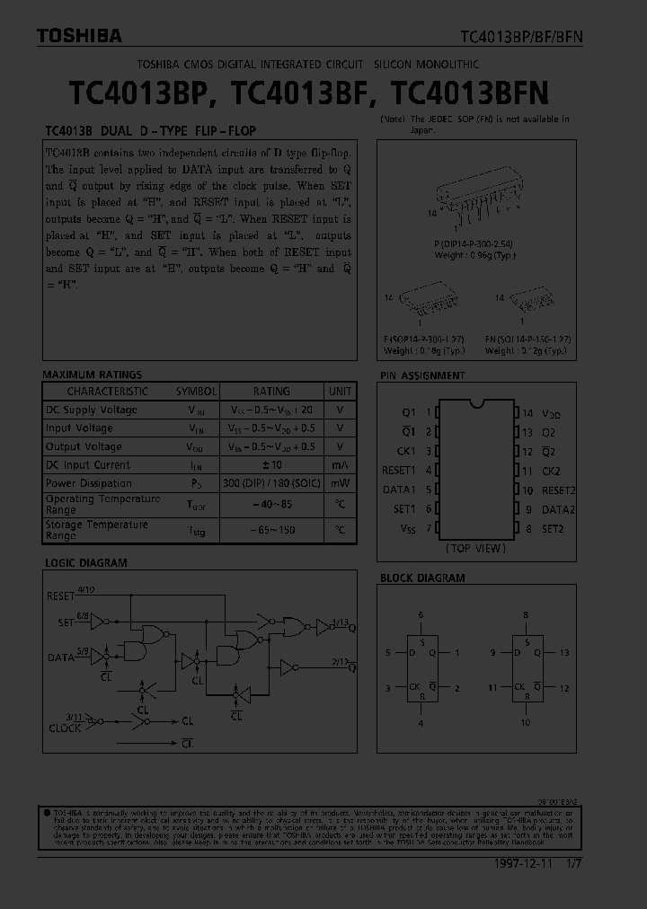 TC4013BF_107154.PDF Datasheet