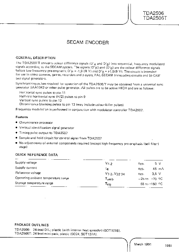 TDA2506_415872.PDF Datasheet