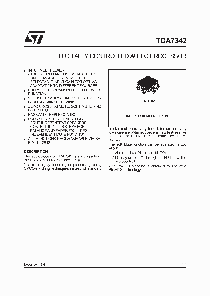 TDA7342_392105.PDF Datasheet