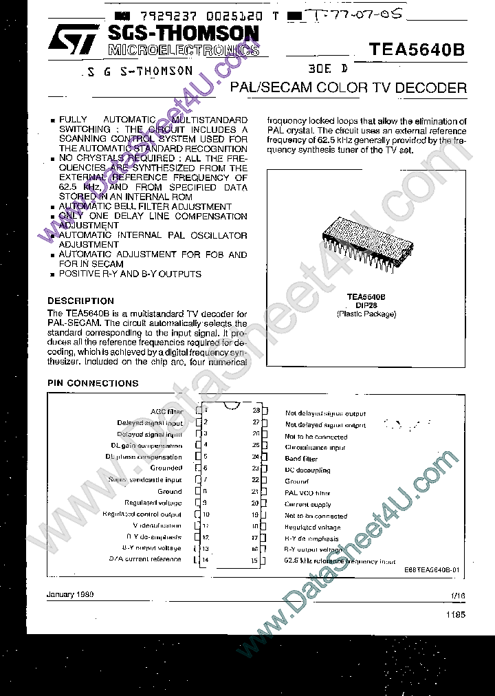 TEA5640B_429042.PDF Datasheet