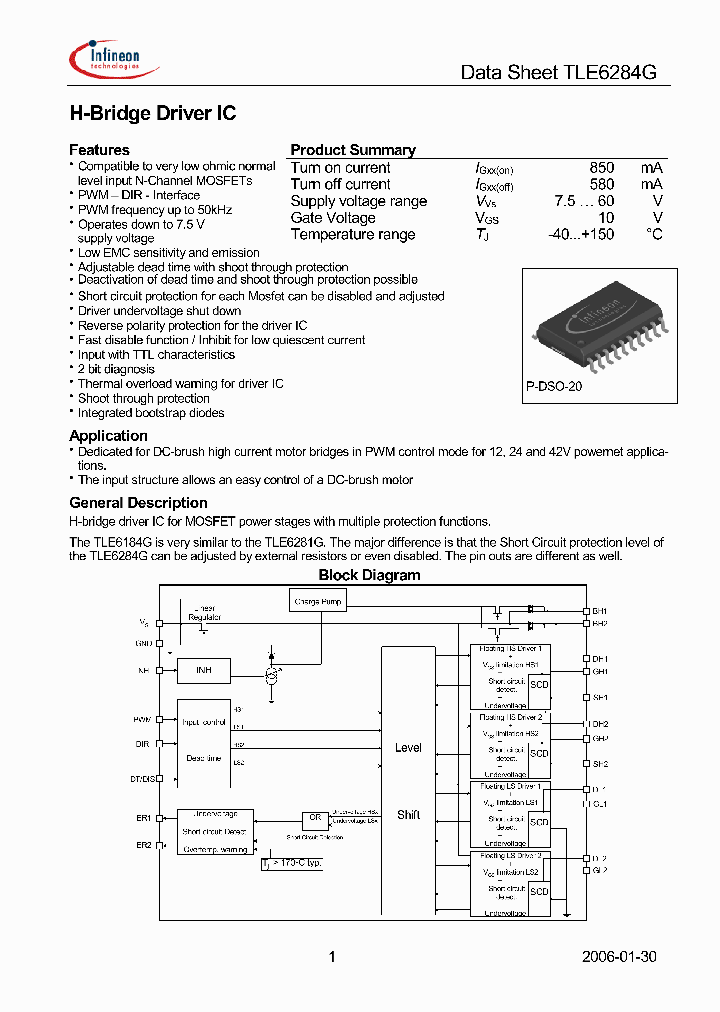 TLE6284G_368492.PDF Datasheet