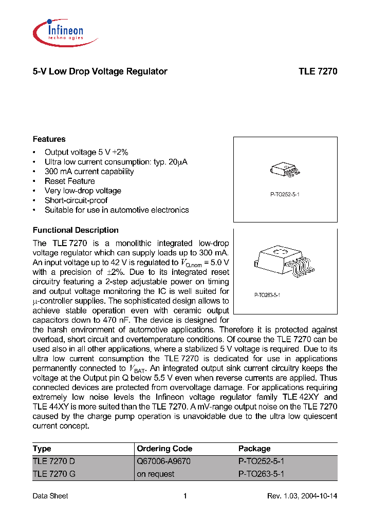 TLE7270_412291.PDF Datasheet