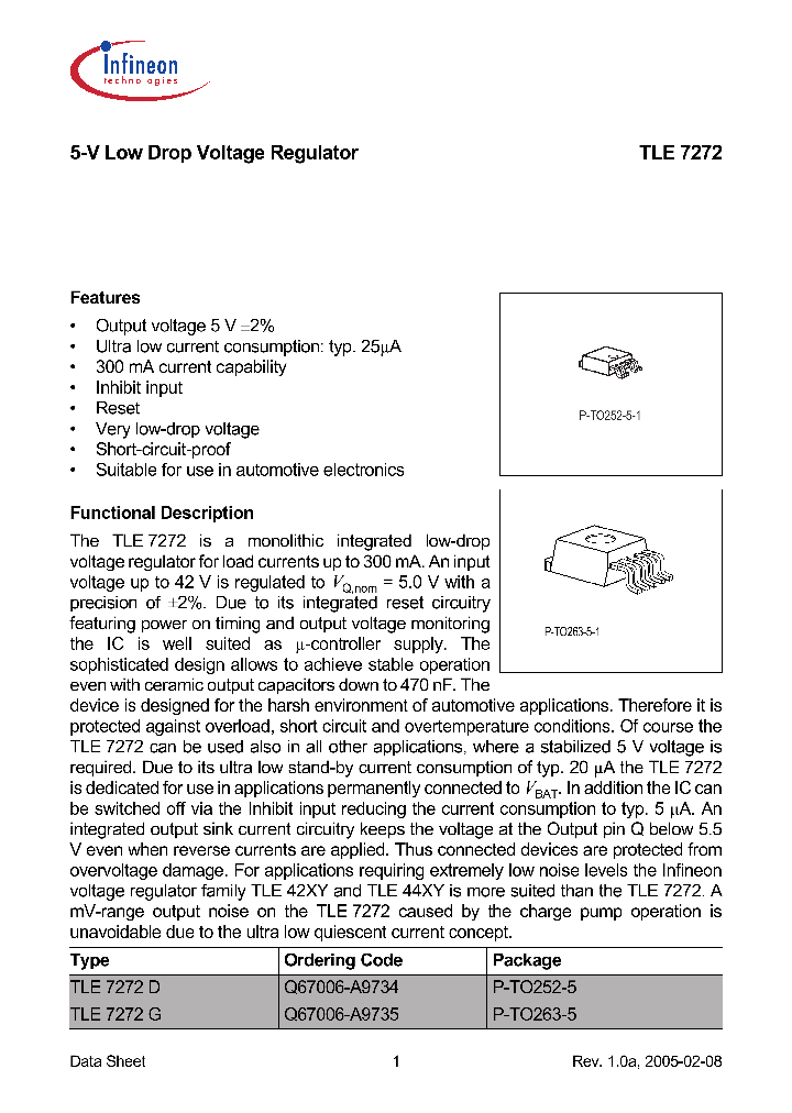 TLE7272_412290.PDF Datasheet