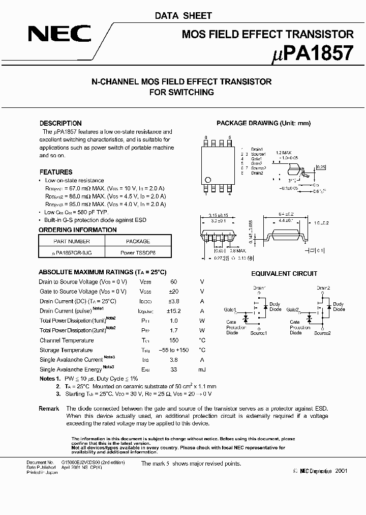 UPA1857_398348.PDF Datasheet