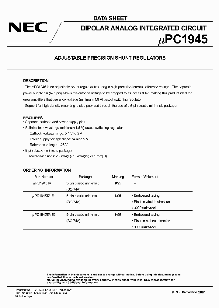 UPC1945_390842.PDF Datasheet