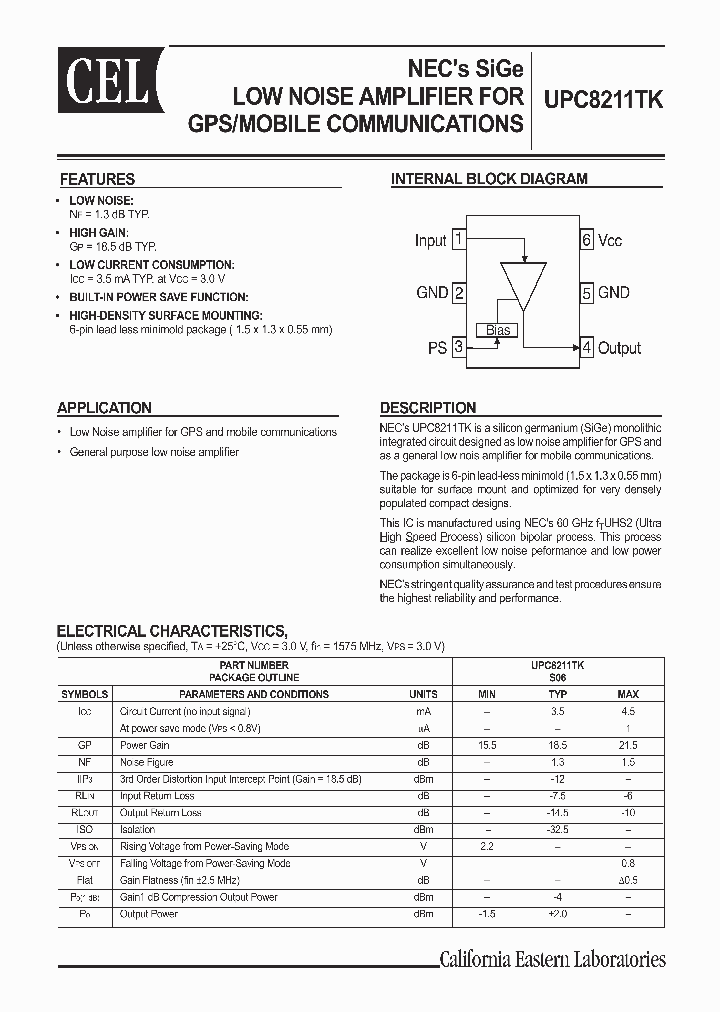 UPC8211TK_393991.PDF Datasheet