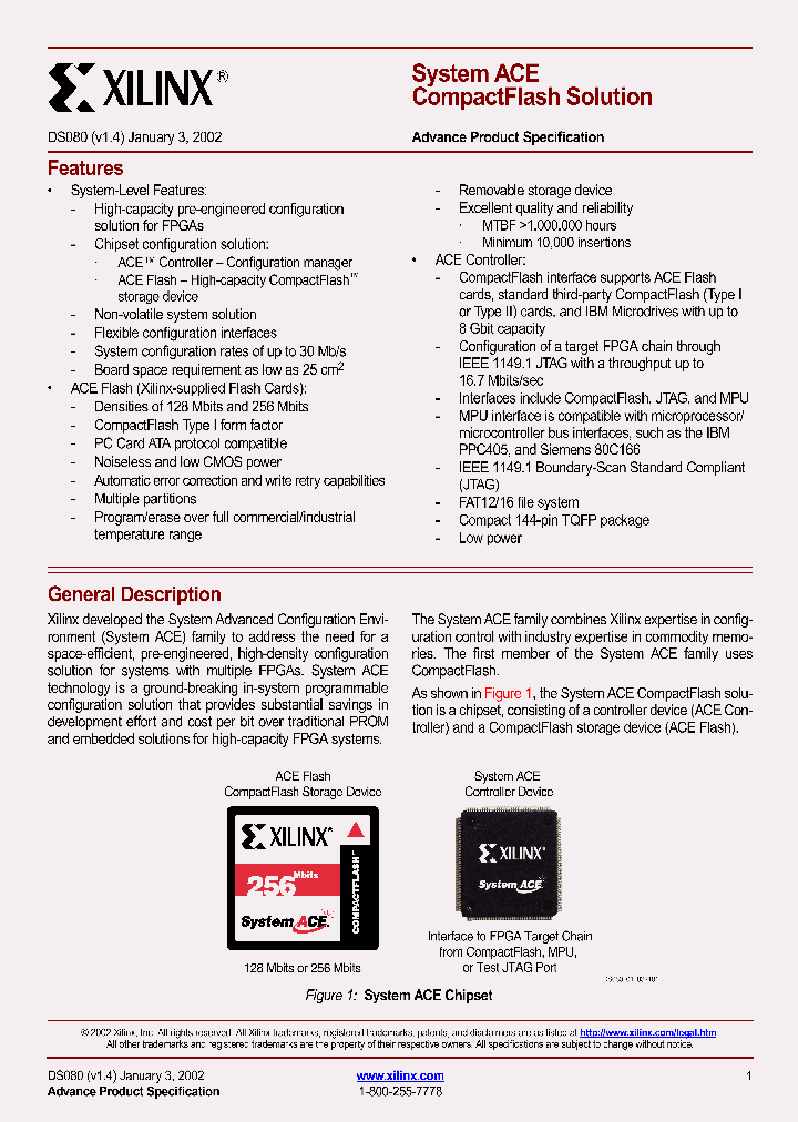 XCCACE256-I_405391.PDF Datasheet