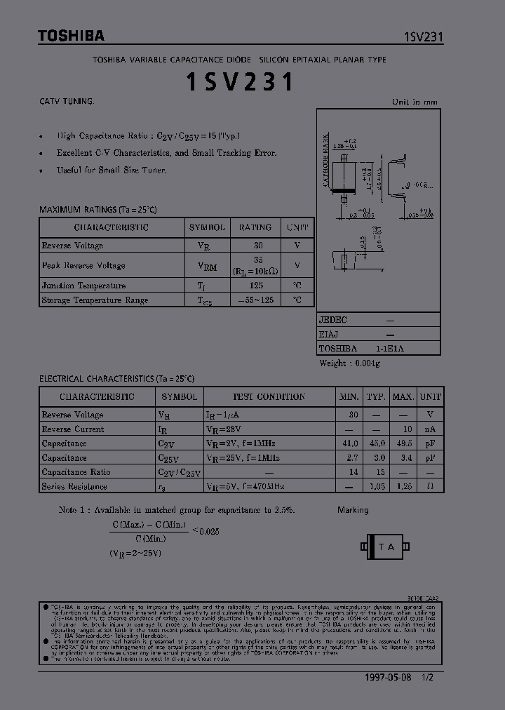 1SV231_448857.PDF Datasheet