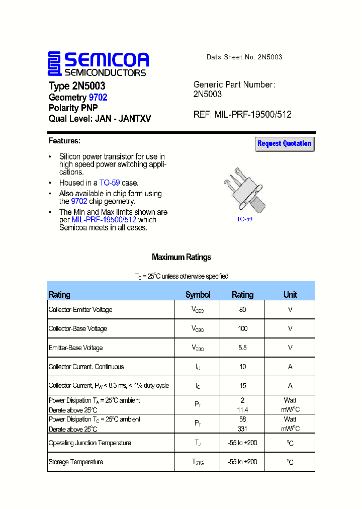 2N5003_460275.PDF Datasheet