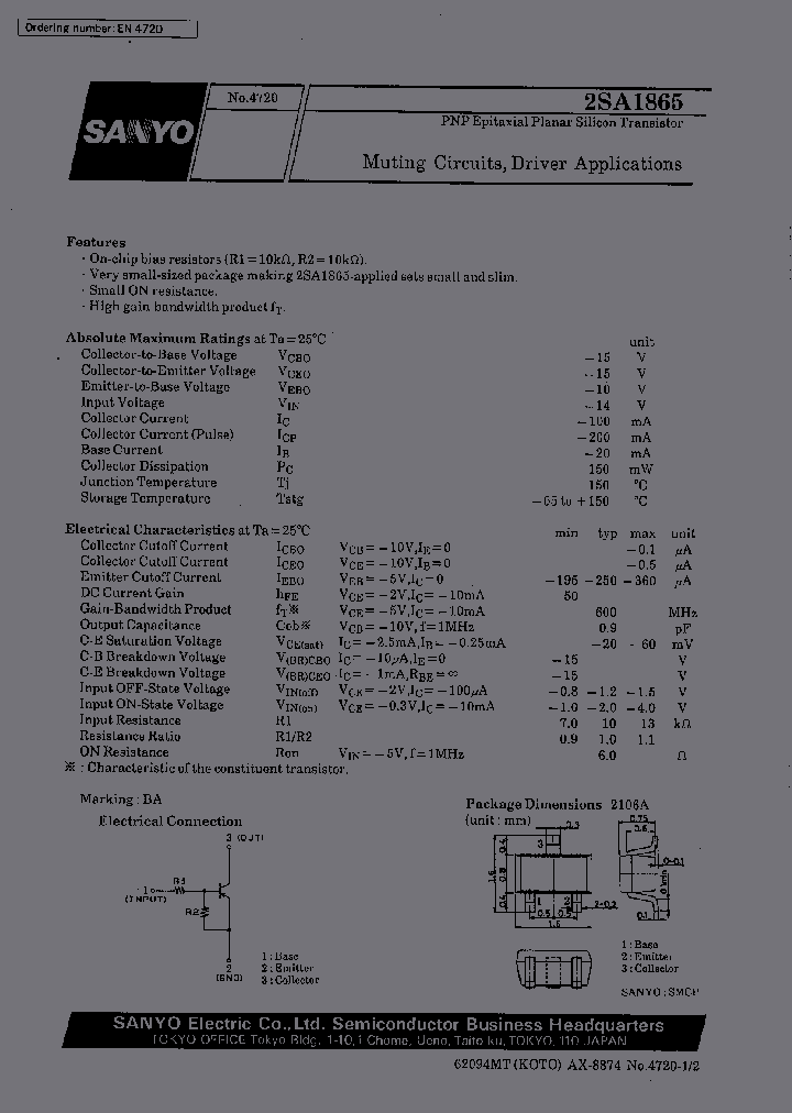 2SA1865_449657.PDF Datasheet