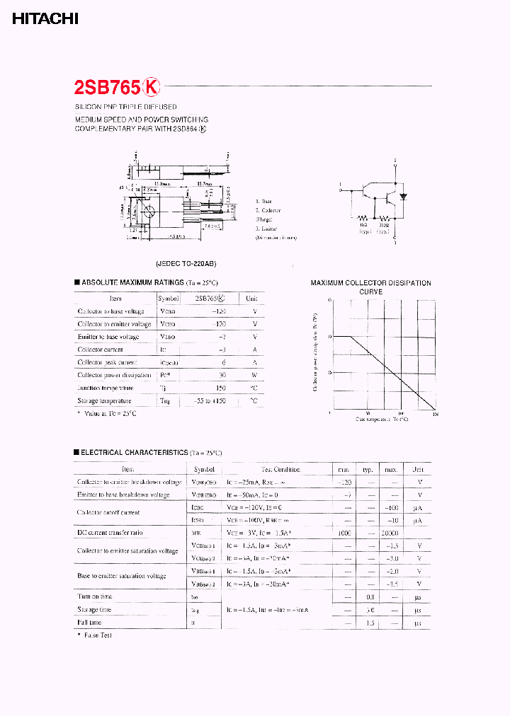 2SB765_463717.PDF Datasheet