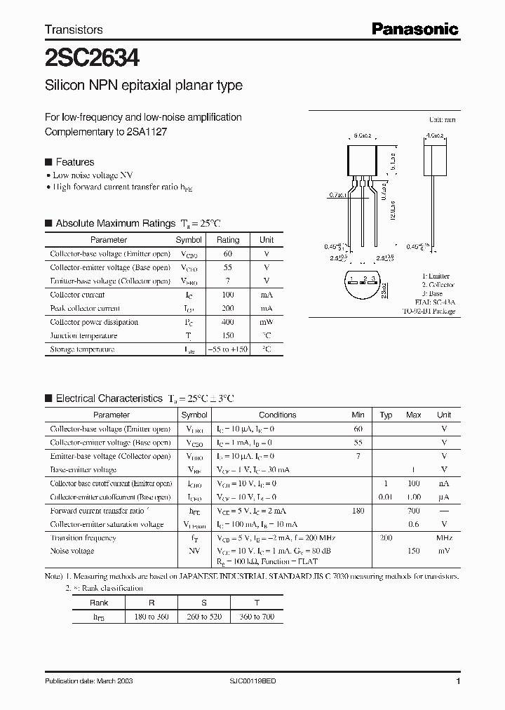 2SC2634_467932.PDF Datasheet