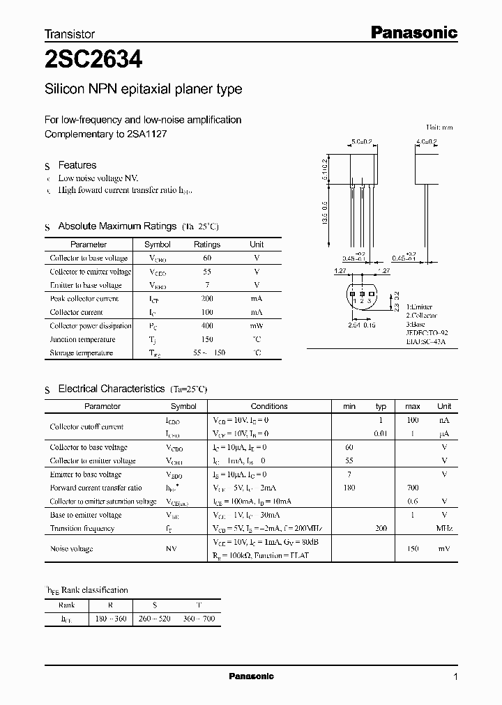 2SC2634_467934.PDF Datasheet