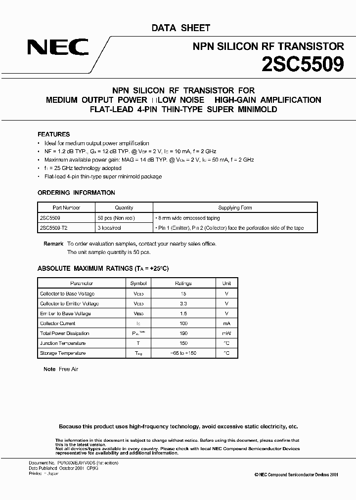 2SC5509_427579.PDF Datasheet