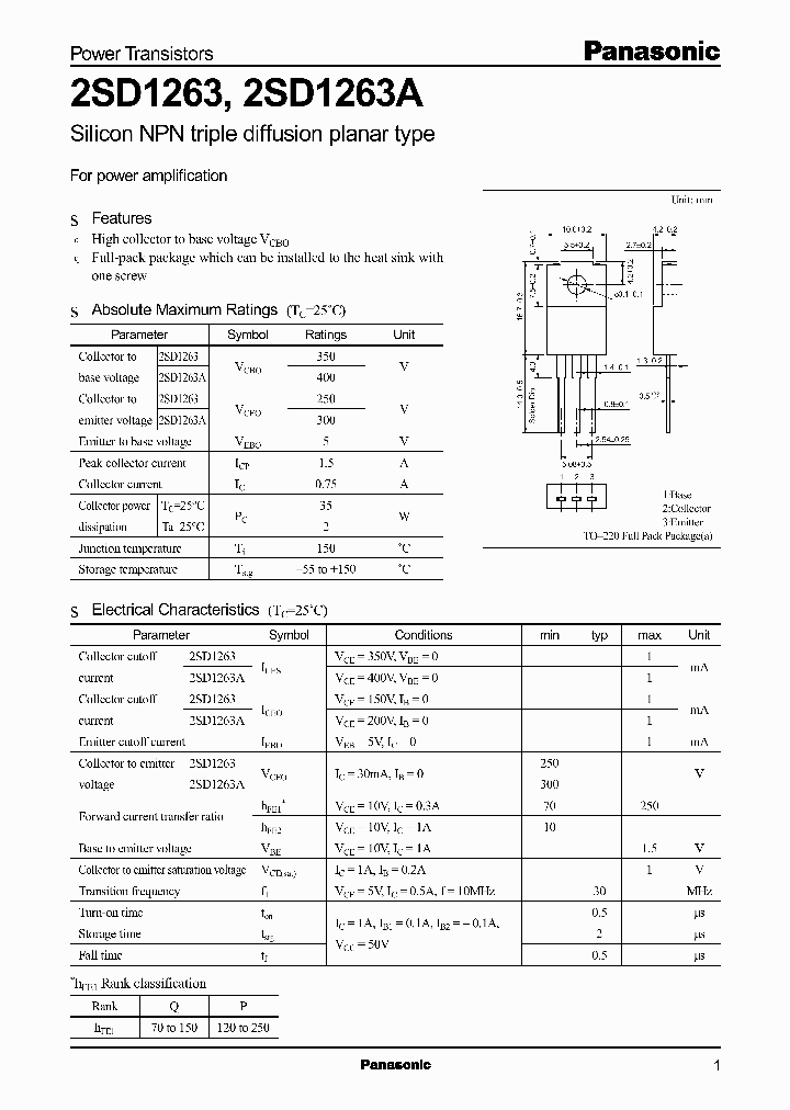 2SD1263A_462125.PDF Datasheet