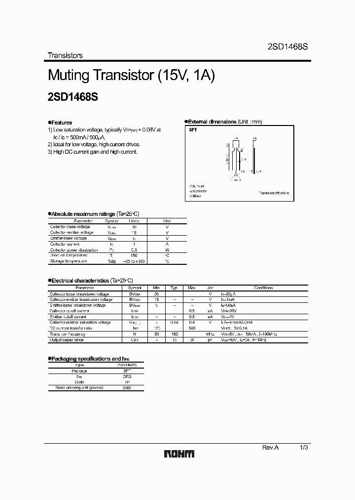 2SD1468S_460164.PDF Datasheet
