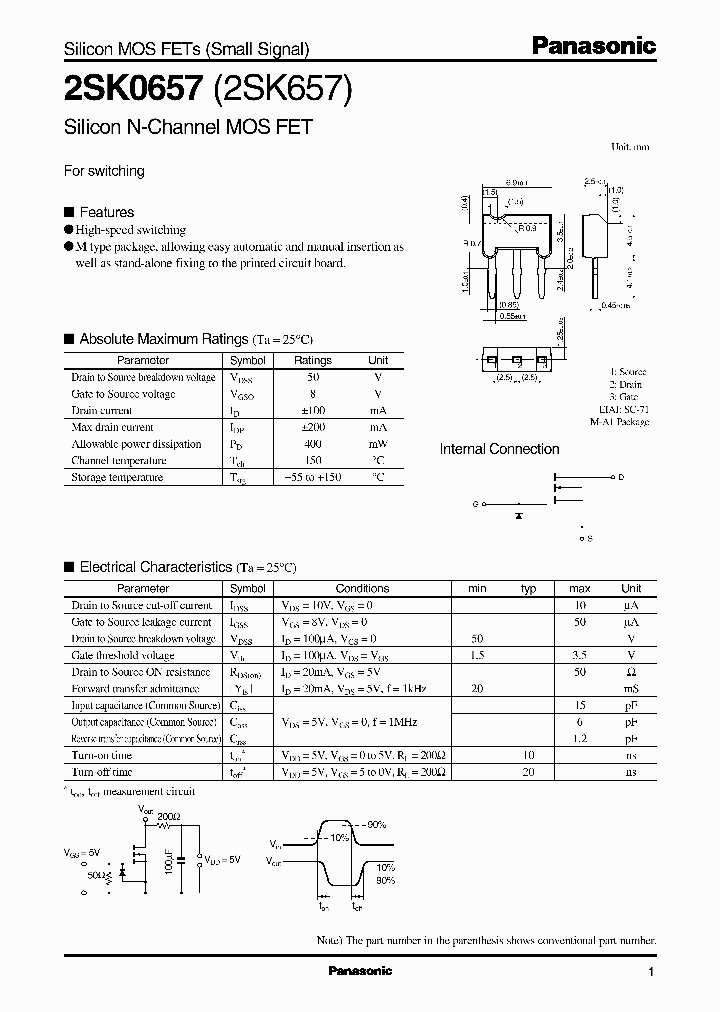 2SK0657_467988.PDF Datasheet