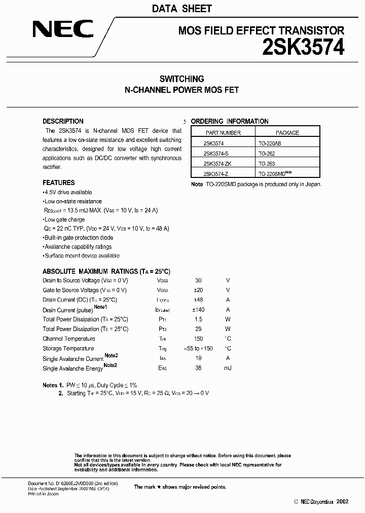 2SK3574_479009.PDF Datasheet