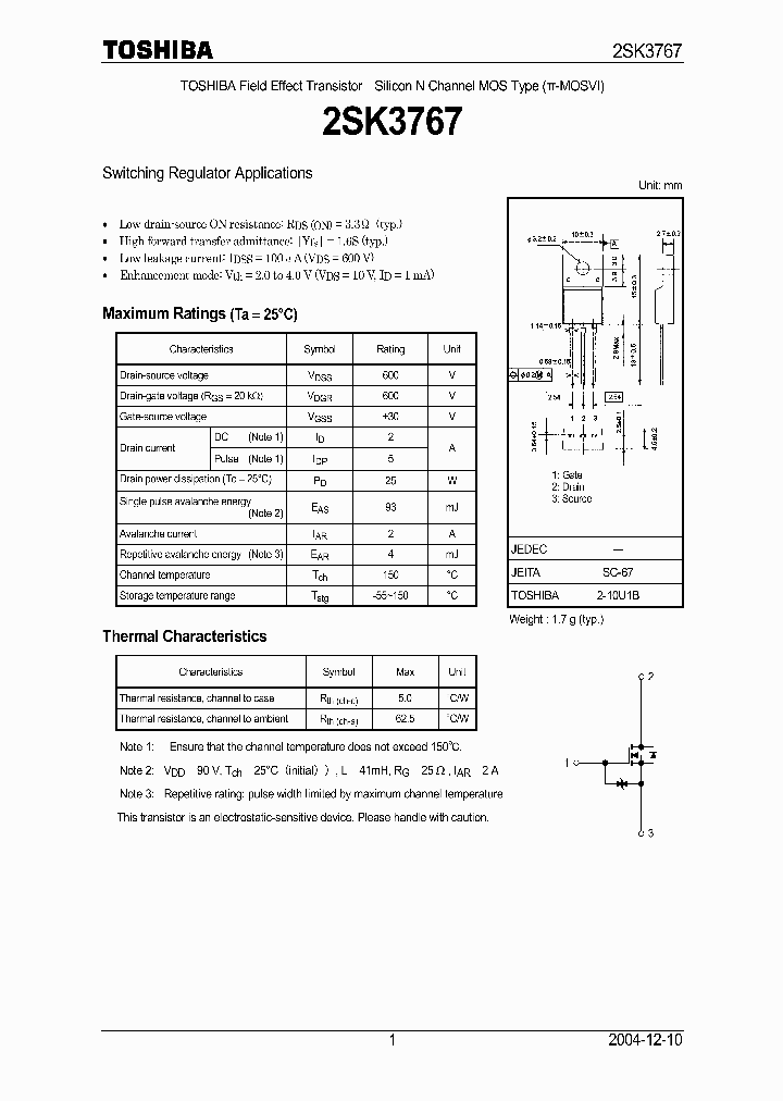 2SK3767_435842.PDF Datasheet