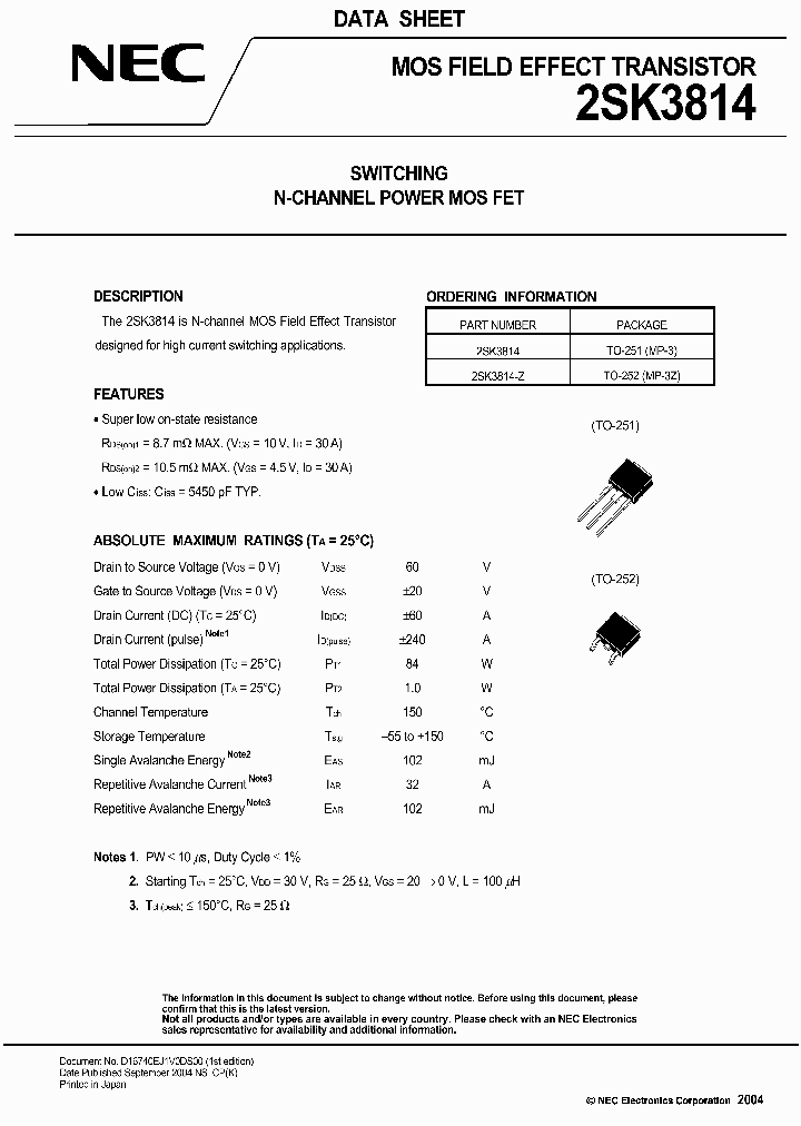 2SK3814_474959.PDF Datasheet