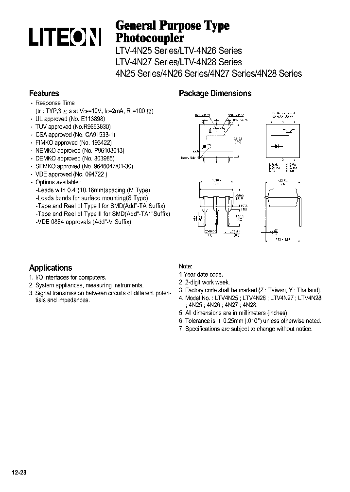 4N25STA1-V_435340.PDF Datasheet