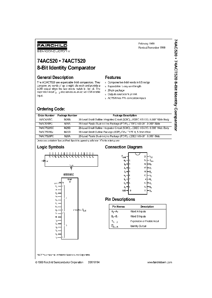 74AC520PC_473567.PDF Datasheet