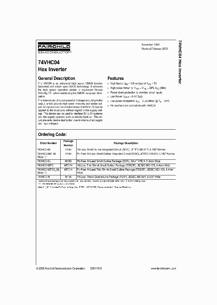74VHC04MTCX_55259.PDF Datasheet