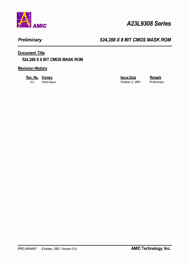 A23L9308_119331.PDF Datasheet