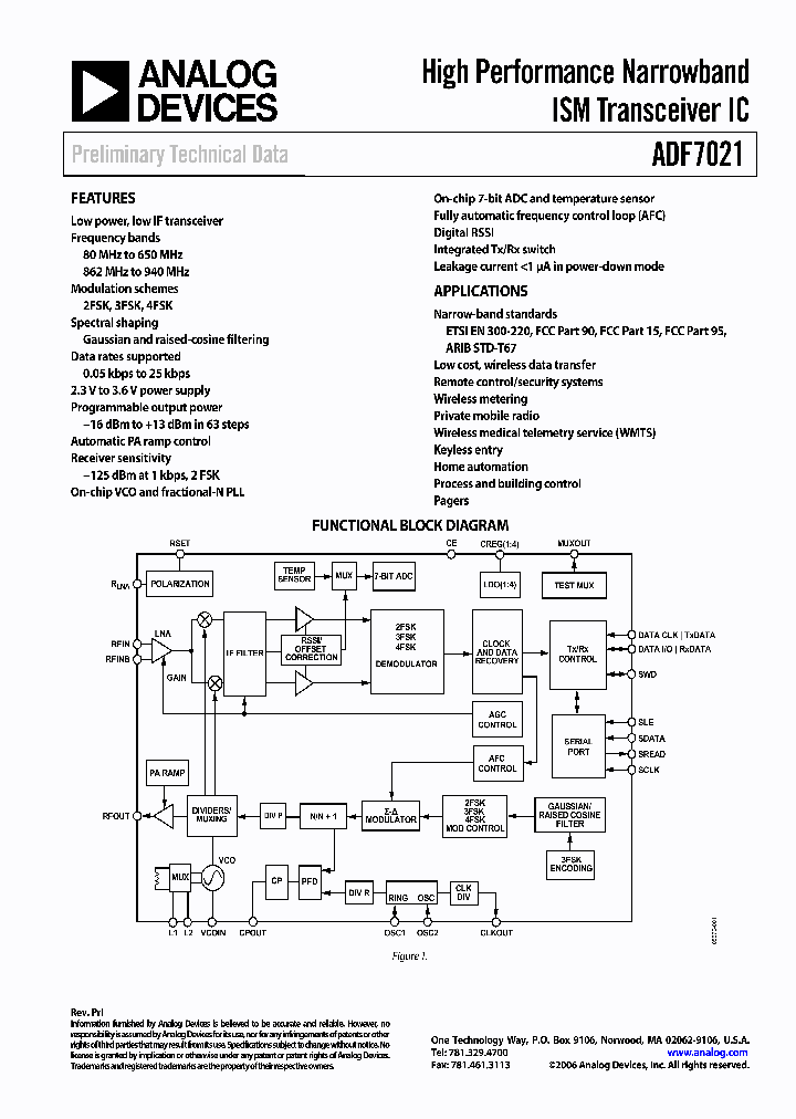ADF7021_465139.PDF Datasheet