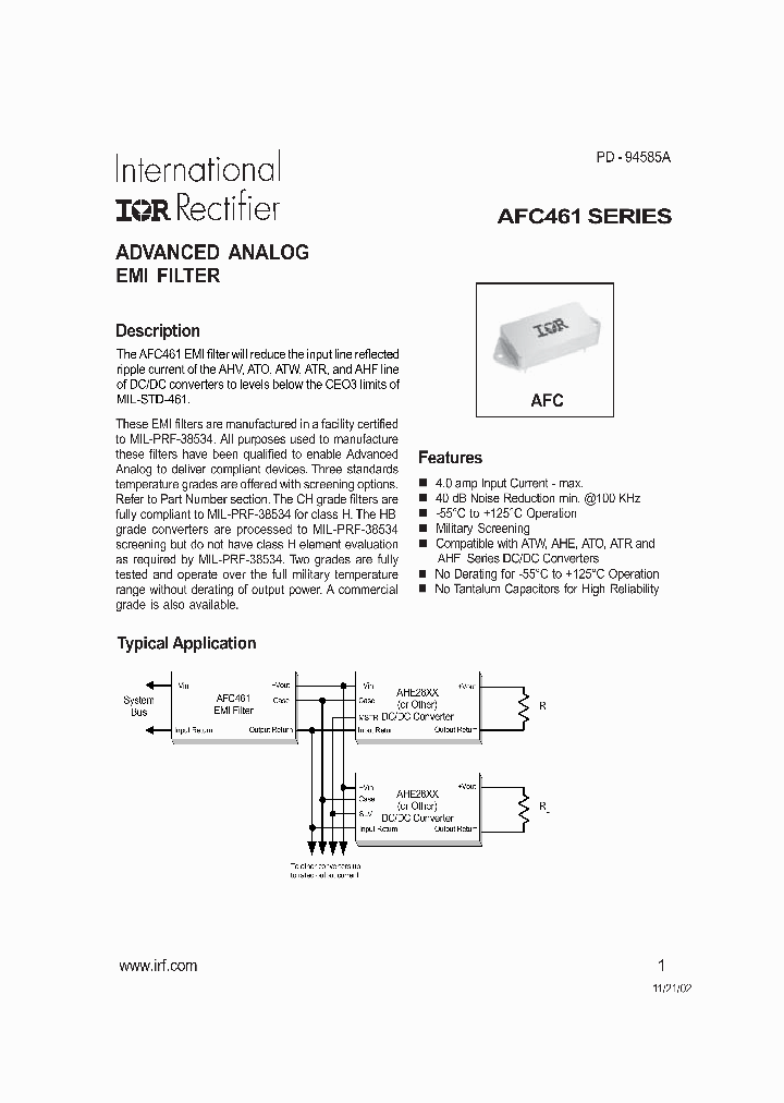 AFC461_450789.PDF Datasheet