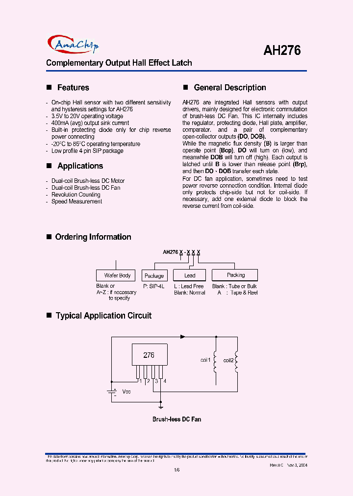 AH276_438525.PDF Datasheet