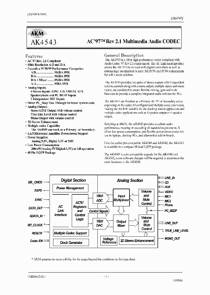 AK4543_437228.PDF Datasheet