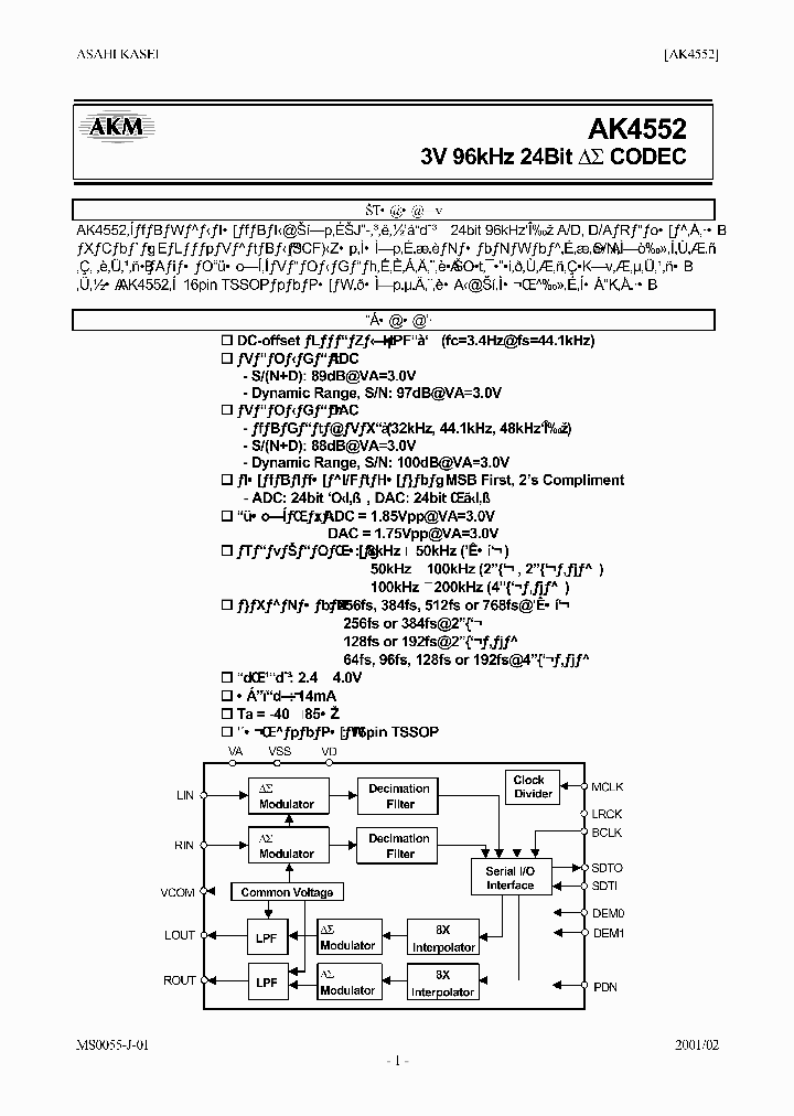 AKD4552_441156.PDF Datasheet