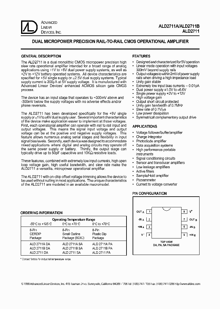 ALD2711_233773.PDF Datasheet