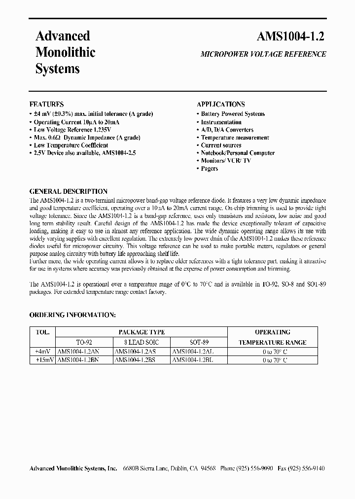 AMS1004-12AL_459282.PDF Datasheet