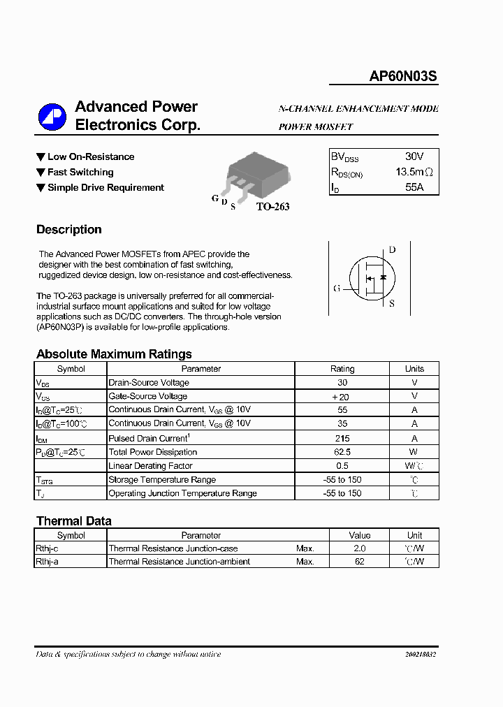 AP60N03S_480049.PDF Datasheet